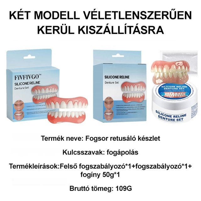 Tökéletes Mosoly Fogpótlás Készlet