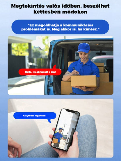 Ultra HD mikrofelügyelet 📷 Nincs szükség a hálózathoz és a tápellátáshoz való csatlakozásra 🔋