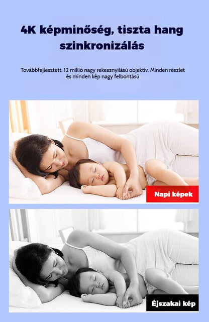Ultra HD mikrofelügyelet 📷 Nincs szükség a hálózathoz és a tápellátáshoz való csatlakozásra 🔋