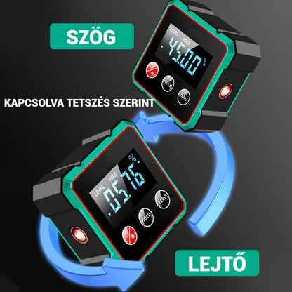 Mágneses digitális szögmérő elektronikus lézerrel