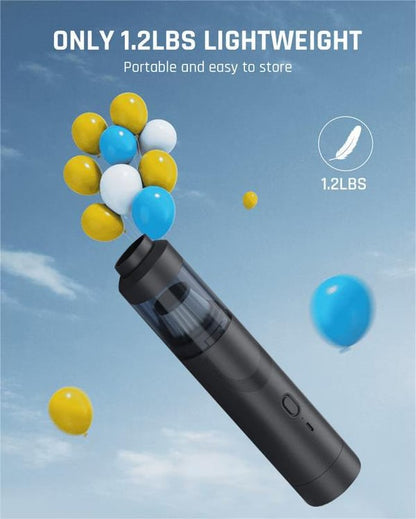 🍃 Akkumulátoros Autóporszívó Nagy Teljesítmény 13000Pa/30AW 🥰