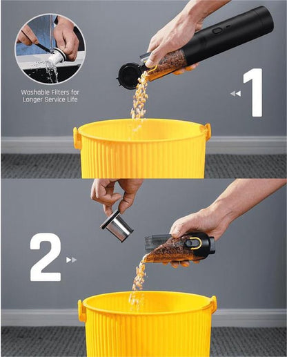 🍃 Akkumulátoros Autóporszívó Nagy Teljesítmény 13000Pa/30AW 🥰