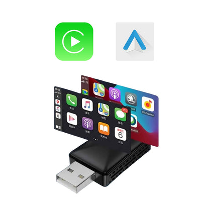 CarPlay, USB stick vezeték nélküli autós csatlakozáshoz Apple CarPlay és Android Auto használatával