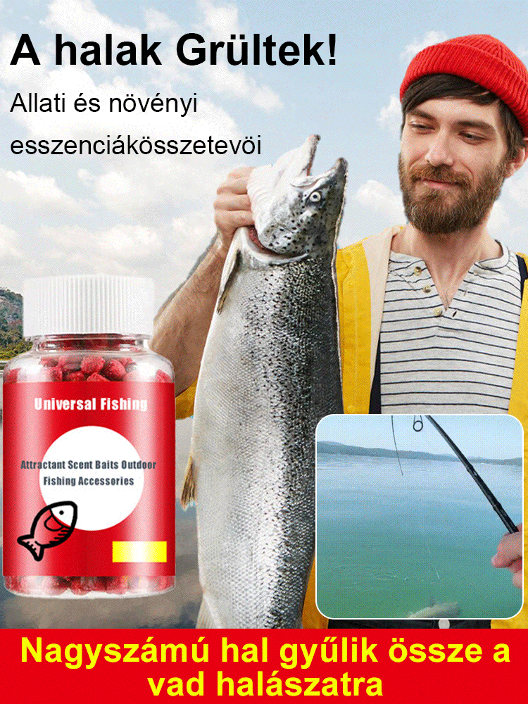 [Fogj halat másodpercek alatt] Továbbfejlesztett ízű horgászcsali