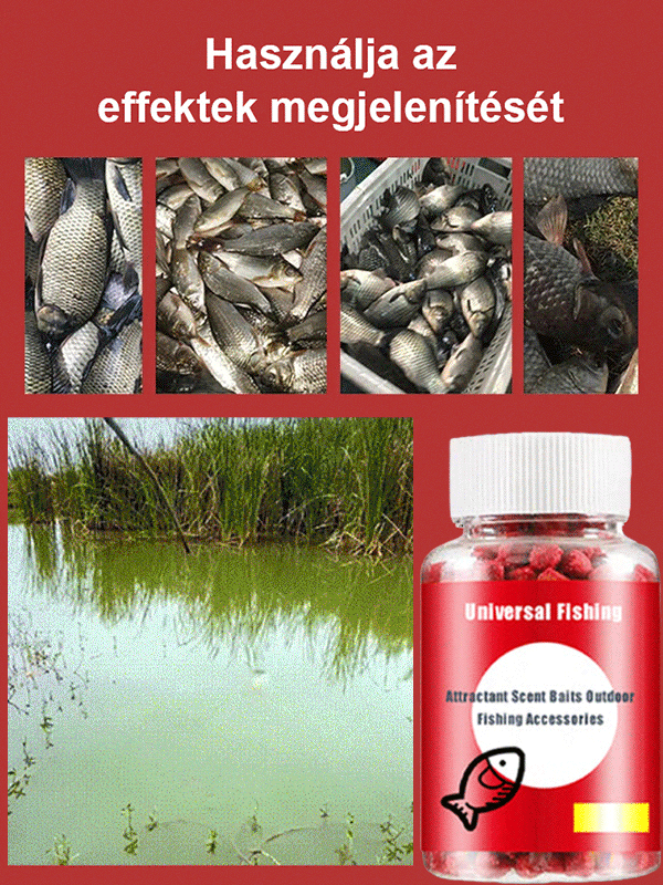 [Fogj halat másodpercek alatt] Továbbfejlesztett ízű horgászcsali