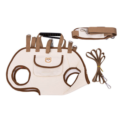 🐕🐈Hordozható, lélegző hátizsák háziállatok szállítására