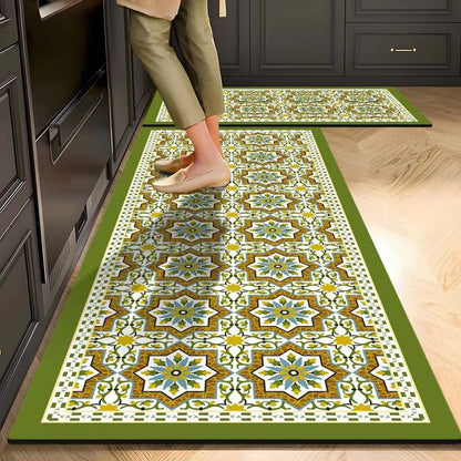 💥💥Hosszú, kovaalga sárszőnyeg, szuper nedvszívó, csúszásgátló és szennyeződés-taszító