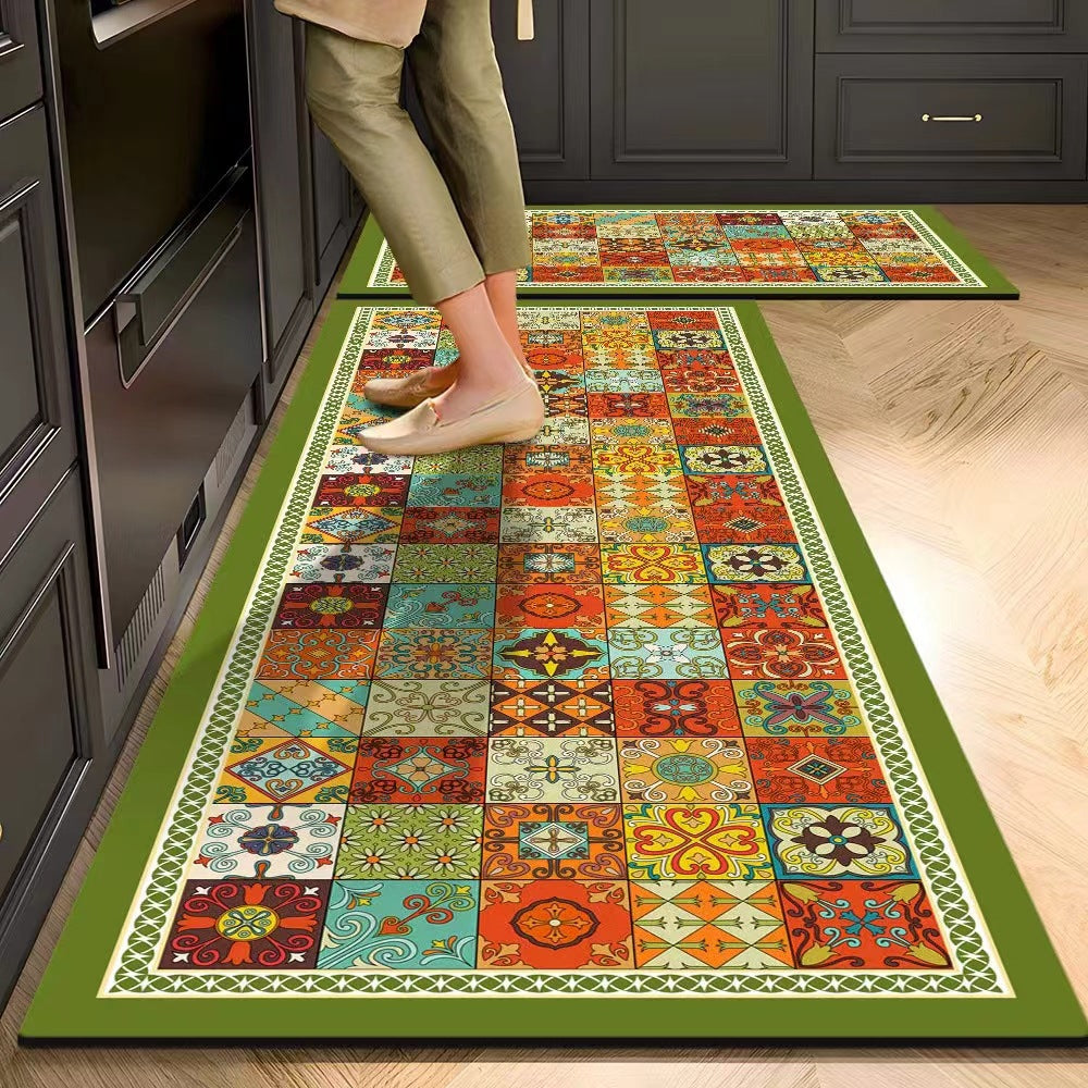 💥💥Hosszú, kovaalga sárszőnyeg, szuper nedvszívó, csúszásgátló és szennyeződés-taszító