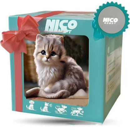 Kölyökmacska szimuláció rövid plüss baba