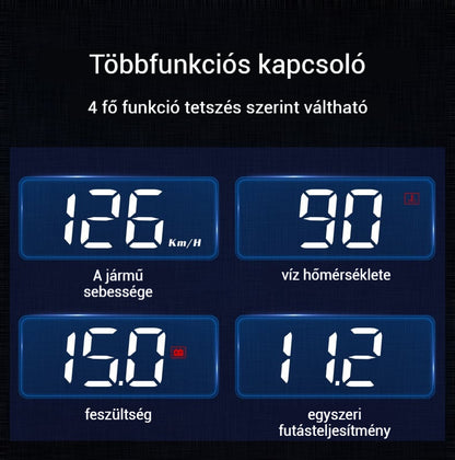 OBD2 HUD Car Head Up Display projektor projektor sebességmérő