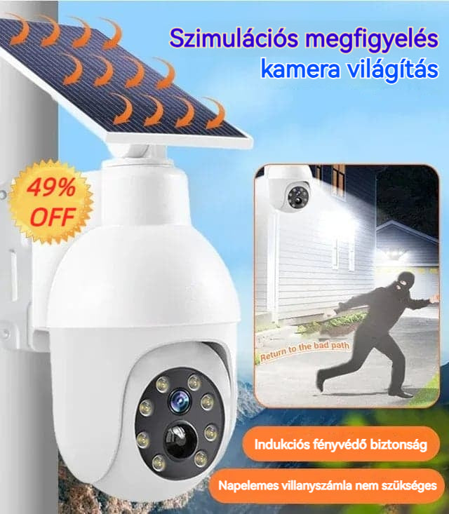 ⏰Last 3 Days BUY 2 GET 1 FREE⏰-- Szimulált felügyeleti kamera utcai lámpa