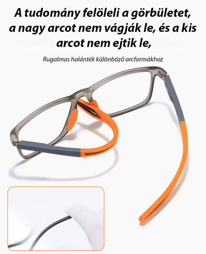 Szuperkönnyű, kényelmes, kékfény-szűrős olvasószemüveg