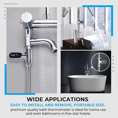 🚿🌡️ Zuhany hőmérő - Alkalmas időseknek és babaváróknak 👶💕